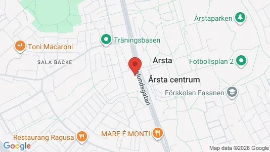 Lägenheter att hyra i Uppsala - kort over placeringen
