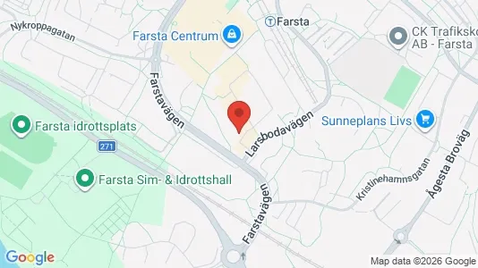 Lägenheter att hyra i Söderort - kort over placeringen