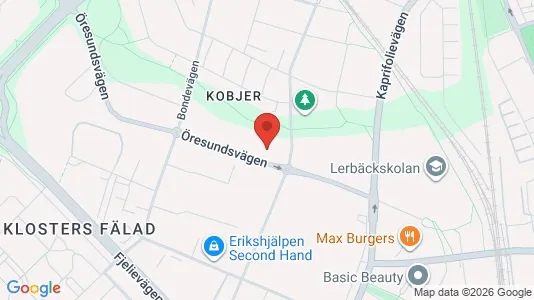 Lägenheter att hyra i Lund - kort over placeringen