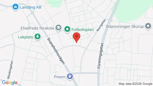Lägenheter att hyra i Skurup - kort over placeringen