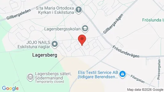 Lägenheter att hyra i Eskilstuna - kort over placeringen