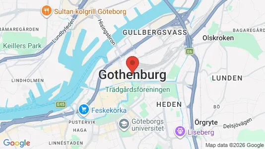 Lägenheter att hyra i Göteborg Västra - kort over placeringen