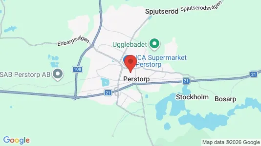 Lägenheter att hyra i Perstorp - kort over placeringen