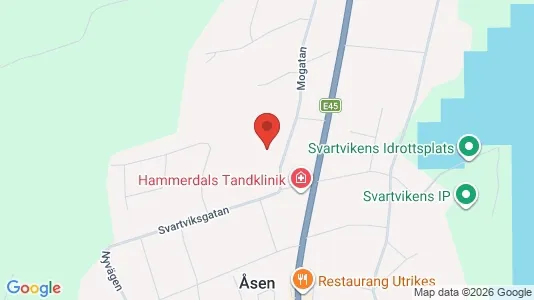 Lägenheter att hyra i Strömsund - kort over placeringen