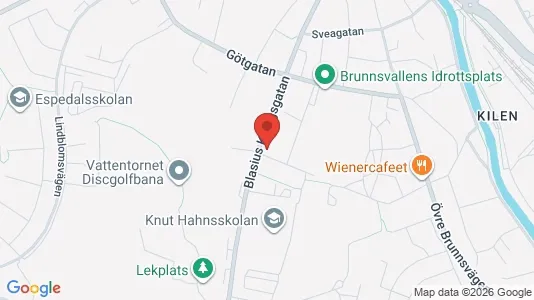 Lägenheter att hyra i Ronneby - kort over placeringen