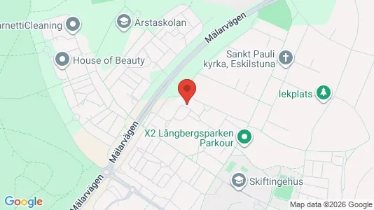 Lägenheter att hyra i Eskilstuna - kort over placeringen