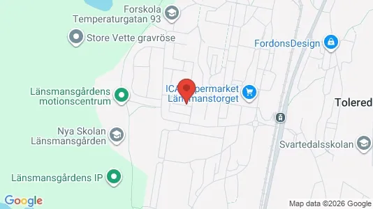 Rum att hyra i Västra hisingen - kort over placeringen