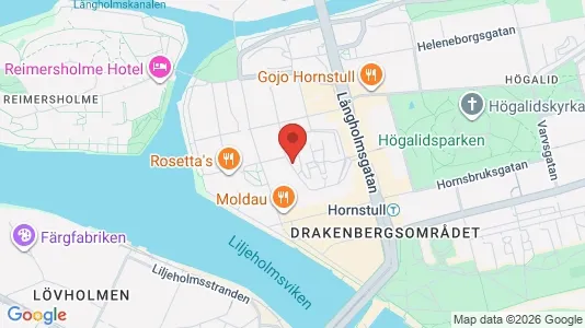 Lägenheter att hyra i Södermalm - kort over placeringen