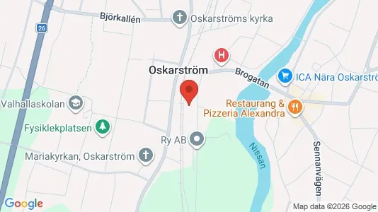 Lägenheter att hyra i Halmstad - kort over placeringen