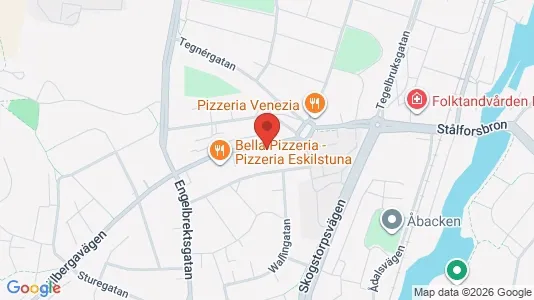 Lägenheter att hyra i Eskilstuna - kort over placeringen