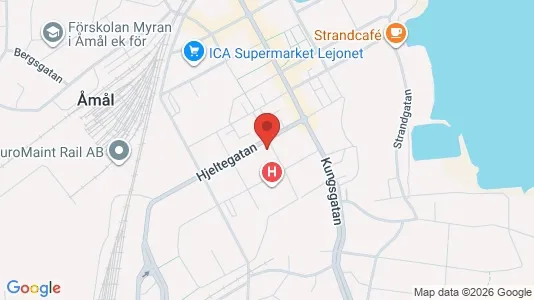 Lägenheter att hyra i Åmål - kort over placeringen