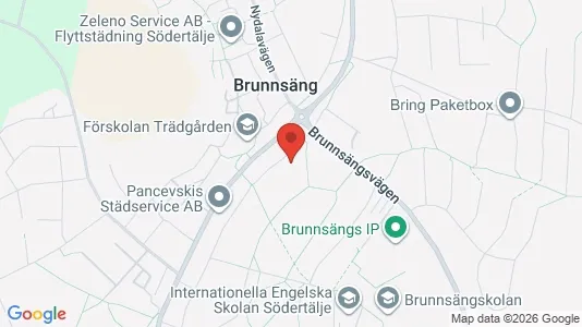 Lägenheter att hyra i Södertälje - kort over placeringen