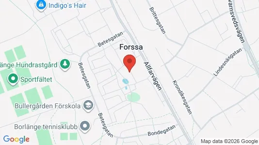 Lägenheter att hyra i Borlänge - kort over placeringen