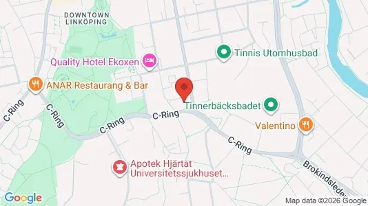 Lägenheter att hyra i Linköping - kort over placeringen