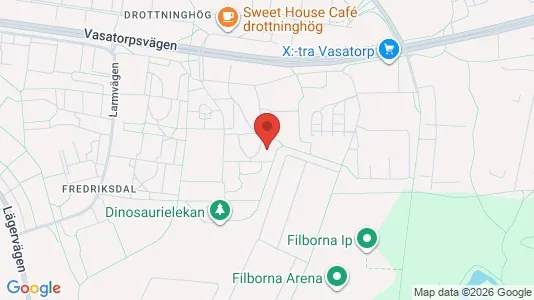 Lägenheter att hyra i Helsingborg - kort over placeringen