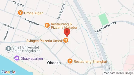 Lägenheter att hyra i Umeå - kort over placeringen