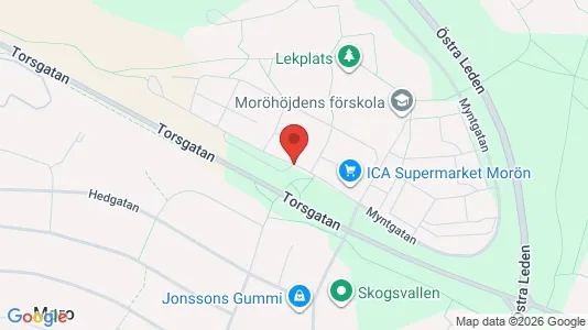Lägenheter att hyra i Skellefteå - kort over placeringen