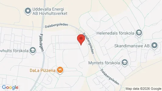 Lägenheter att hyra i Uddevalla - kort over placeringen