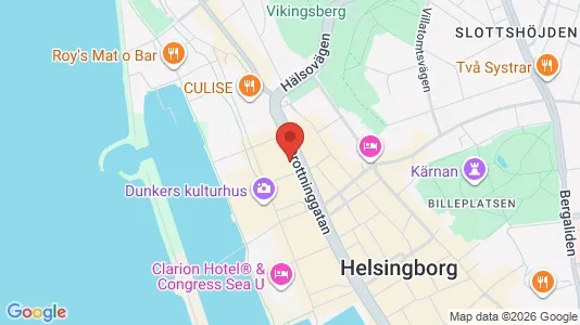 Lägenheter att hyra i Helsingborg - kort over placeringen