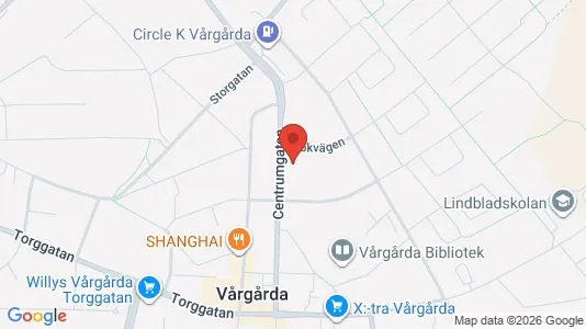 Lägenheter att hyra i Vårgårda - kort over placeringen