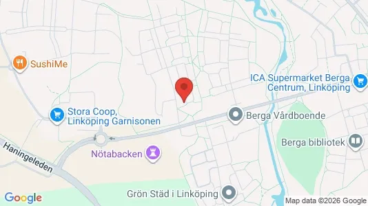 Lägenheter att hyra i Linköping - kort over placeringen