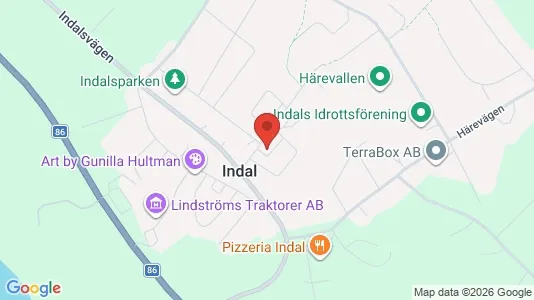 Lägenheter att hyra i Sundsvall - kort over placeringen