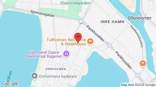 Lägenheter att hyra i Karlstad - kort over placeringen