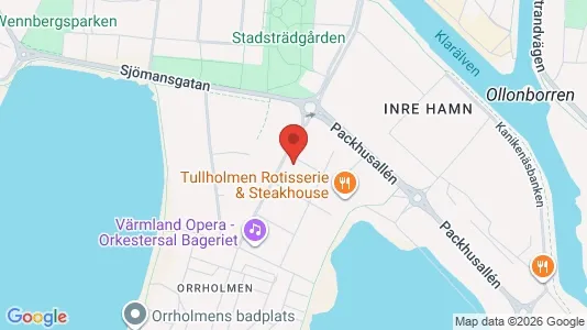 Lägenheter att hyra i Karlstad - kort over placeringen