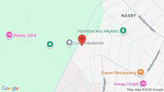 Lägenheter att hyra i Kristianstad - kort over placeringen