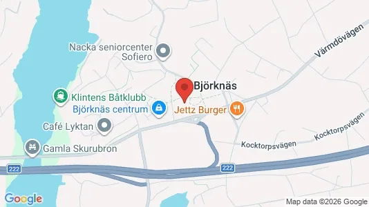 Lägenheter att hyra i Nacka - kort over placeringen
