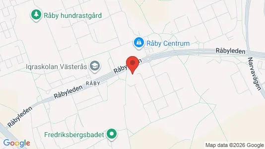 Lägenheter att hyra i Västerås - kort over placeringen