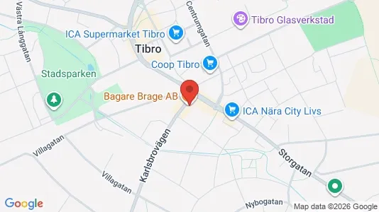 Lägenheter att hyra i Tibro - kort over placeringen