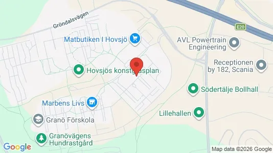 Lägenheter att hyra i Södertälje - kort over placeringen