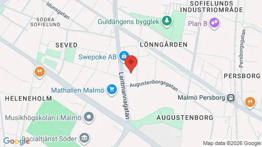 Lägenheter att hyra i Sofielund - kort over placeringen
