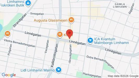 Lägenheter att hyra i Limhamn/Bunkeflo - kort over placeringen
