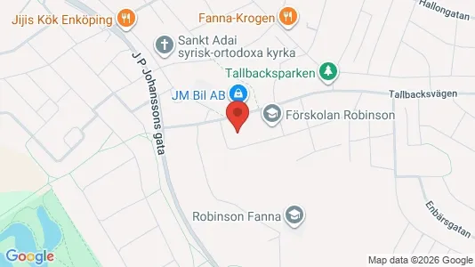 Lägenheter att hyra i Enköping - kort over placeringen