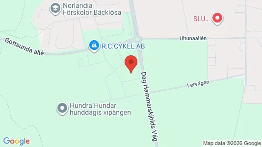Lägenheter att hyra i Uppsala - kort over placeringen