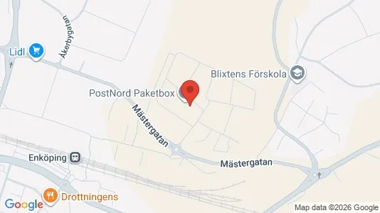 Lägenheter att hyra i Enköping - kort over placeringen