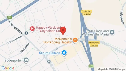 Lägenheter att hyra i Norrköping - kort over placeringen