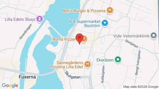 Lägenheter att hyra i Lilla Edet - kort over placeringen