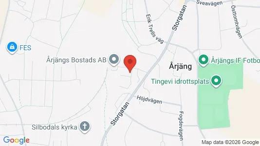 Lägenheter att hyra i Årjäng - kort over placeringen