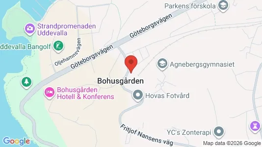 Lägenheter att hyra i Uddevalla - kort over placeringen