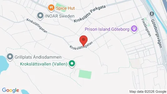 Lägenheter att hyra i Mölndal - kort over placeringen