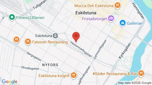 Lägenheter att hyra i Eskilstuna - kort over placeringen