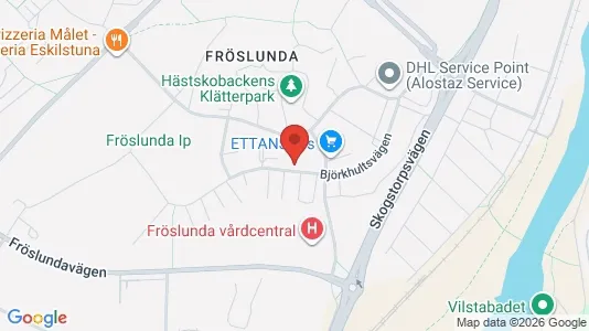 Lägenheter att hyra i Eskilstuna - kort over placeringen