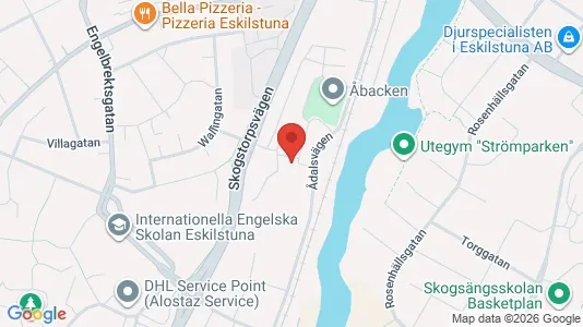 Lägenheter att hyra i Eskilstuna - kort over placeringen