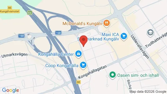 Lägenheter att hyra i Kungälv - kort over placeringen