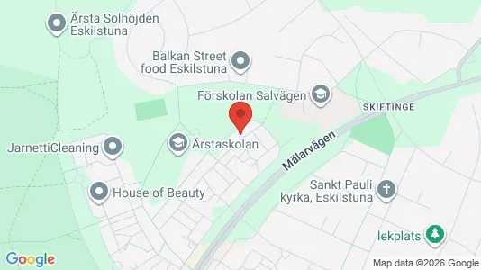 Lägenheter att hyra i Eskilstuna - kort over placeringen