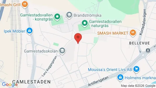 Lägenheter att hyra i Göteborg Östra - kort over placeringen