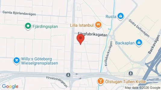 Lägenheter att hyra i Lundby - kort over placeringen